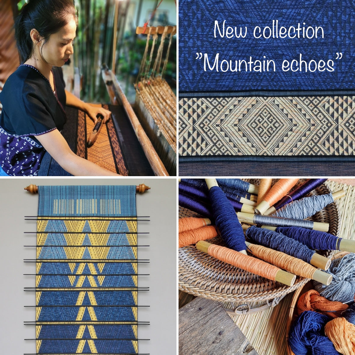New wall hanging collection "Mountain echoes" Sop Moei Arts