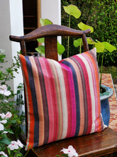 Load image into Gallery viewer, Cushion cover "Cotton" (Pink/Stripe)(M)