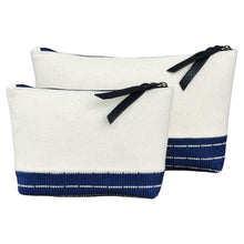 Load image into Gallery viewer, Accessory bags (White/Blue dotted)(Set of 2)(L&amp;S)

