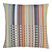 Load image into Gallery viewer, Cushion cover "Kelim" (Stripe/Narrow check)(M)