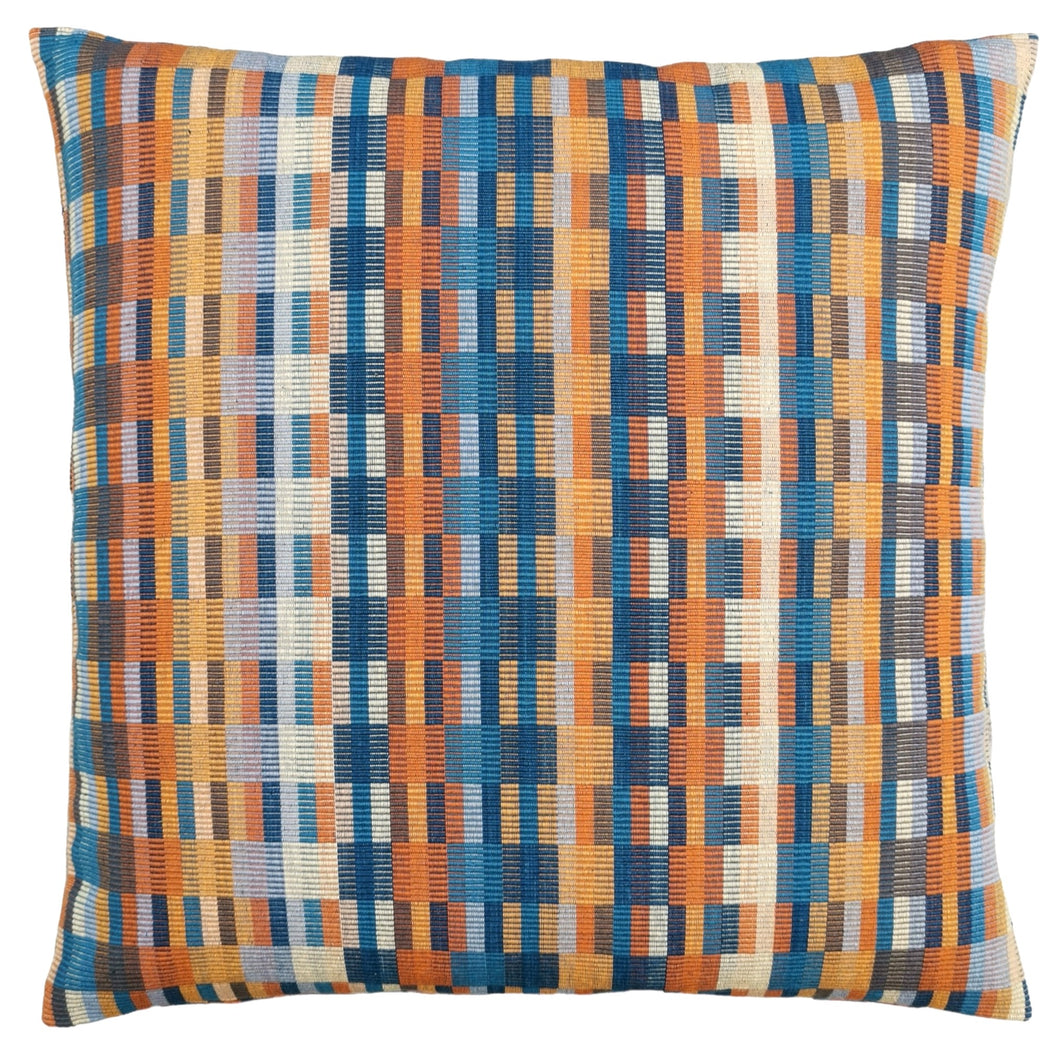 Cushion cover (Orange/Check)(M)