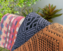 Load image into Gallery viewer, Cushion cover "Chenille contrast" (Gray/Blue)(M)