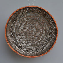 Load image into Gallery viewer, Bamboo basket "Drum basket" (Black/Brown)(S)