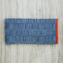 Load image into Gallery viewer, Eyeglass Case (Blue/Orange)