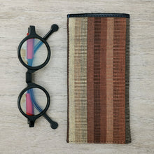 Load image into Gallery viewer, Eyeglass Case (Brown/Stripe)

