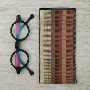 Eyeglass Case (Brown/Stripe)