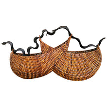 Load image into Gallery viewer, Rattan basket "Howdah" (L)