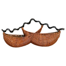 Load image into Gallery viewer, Rattan basket "Howdah" (L)