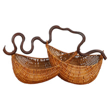 Load image into Gallery viewer, Rattan basket "Howdah" (S)