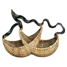 Load image into Gallery viewer, Rattan basket &quot;Howdah&quot; (S)
