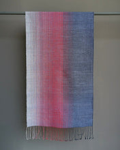Load image into Gallery viewer, Shawl "Colour Gradation" (Light indigo)