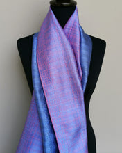 Load image into Gallery viewer, Silk scarf (Lavender/Blue)
