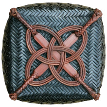 Load image into Gallery viewer, Bamboo basket "Shan" (S)(Black/Brown)