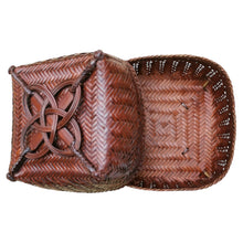 Load image into Gallery viewer, Bamboo basket "Shan" (S)(Brown)