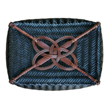 Load image into Gallery viewer, Bamboo basket "Shan" (Dark brown)(Rectangular)