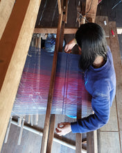 Load image into Gallery viewer, Shawl "Colour Gradation" (Light indigo)