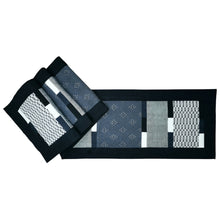 Load image into Gallery viewer, Table runner (Black/Dove gray)