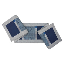 Load image into Gallery viewer, Table runner (Gray/Blue)