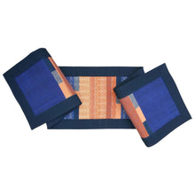 Load image into Gallery viewer, Table runner (Navy/Orange)