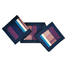 Load image into Gallery viewer, Table runner (Purple/Brown)