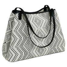Load image into Gallery viewer, Shoulder bag "Lao Naga" (White/Black)