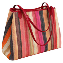 Load image into Gallery viewer, Shoulder bag (Pink/Stripe)