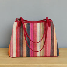 Load image into Gallery viewer, Shoulder bag (Pink/Stripe)