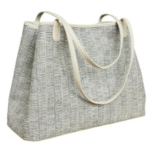 Load image into Gallery viewer, Shoulder bag "Cotton" (White/Light gray)