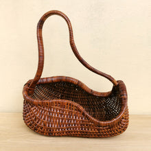 Load image into Gallery viewer, Rattan basket "Vine"