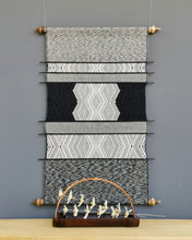 Load image into Gallery viewer, Wall hanging "Lao Naga" (Black/White)(short)