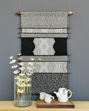 Load image into Gallery viewer, Wall hanging "Lao Naga" (Black/White)(short)