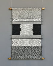 Load image into Gallery viewer, Wall hanging "Lao Naga" (Black/White)(short)