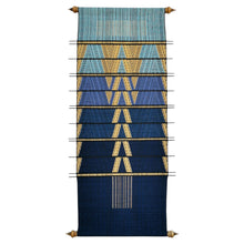 Load image into Gallery viewer, Wall hanging "Mountain orchid" (Blues)