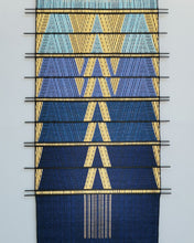 Load image into Gallery viewer, Wall hanging "Mountain orchid" (Blues)