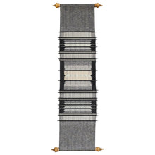 Load image into Gallery viewer, Wall hanging "Nan Flower" (Black/Grey)(S)