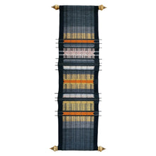 Load image into Gallery viewer, Wall hanging "Nan Flower" (Orange/Navy)(S)