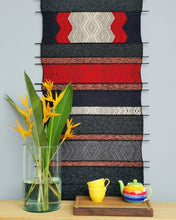 Load image into Gallery viewer, Wall hanging "Lao Naga" (Red/Charcoal)