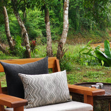 Load image into Gallery viewer, Cushion cover "Lao Naga" (White)(lumbar)