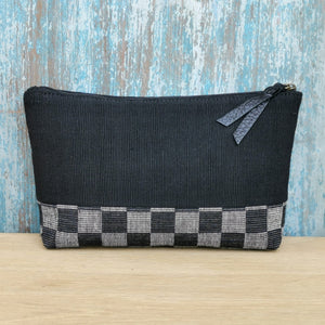 Accessory bags (Black/Checks)(Set of 2)(L&S)