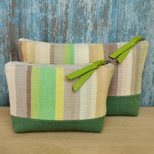 Load image into Gallery viewer, Accessory bags (Yellow stripe/Green)(Set of 2)(L&amp;S)
