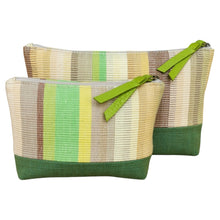 Load image into Gallery viewer, Accessory bags (Yellow stripe/Green)(Set of 2)(L&amp;S)
