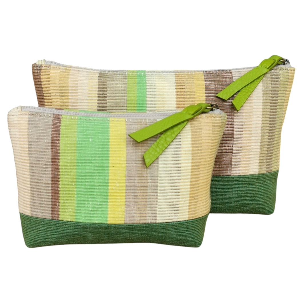 Accessory bags (Yellow stripe/Green)(Set of 2)(L&S)