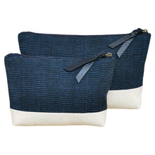 Load image into Gallery viewer, Accessory bags (Navy/White)(Set of 2)(L&amp;S)
