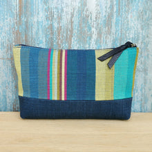 Load image into Gallery viewer, Accessory bags (Tropical stripe/Navy)(Set of 2)(L&amp;S)
