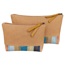 Load image into Gallery viewer, Accessory bags (Camel/Stripe)(Set of 2)(L&amp;S)
