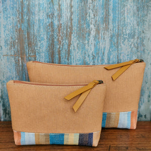 Accessory bags (Camel/Stripe)(Set of 2)(L&S)