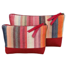 Load image into Gallery viewer, Accessory bags (Orange/Stripes)(Set of 2)(L&amp;S)
