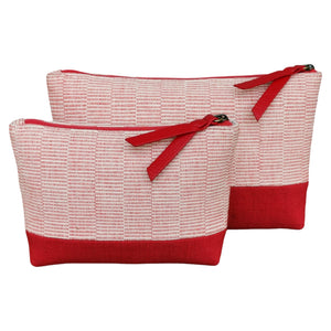 Accessory bags (Pink/Brick)(Set of 2)(L&S)