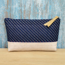 Load image into Gallery viewer, Accessory bags (Basket weave/Navy)(Set of 2)(L&amp;S)
