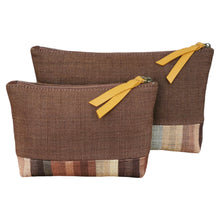 Load image into Gallery viewer, Accessory bags (Brown/Stripe)(Set of 2)(L&amp;S)
